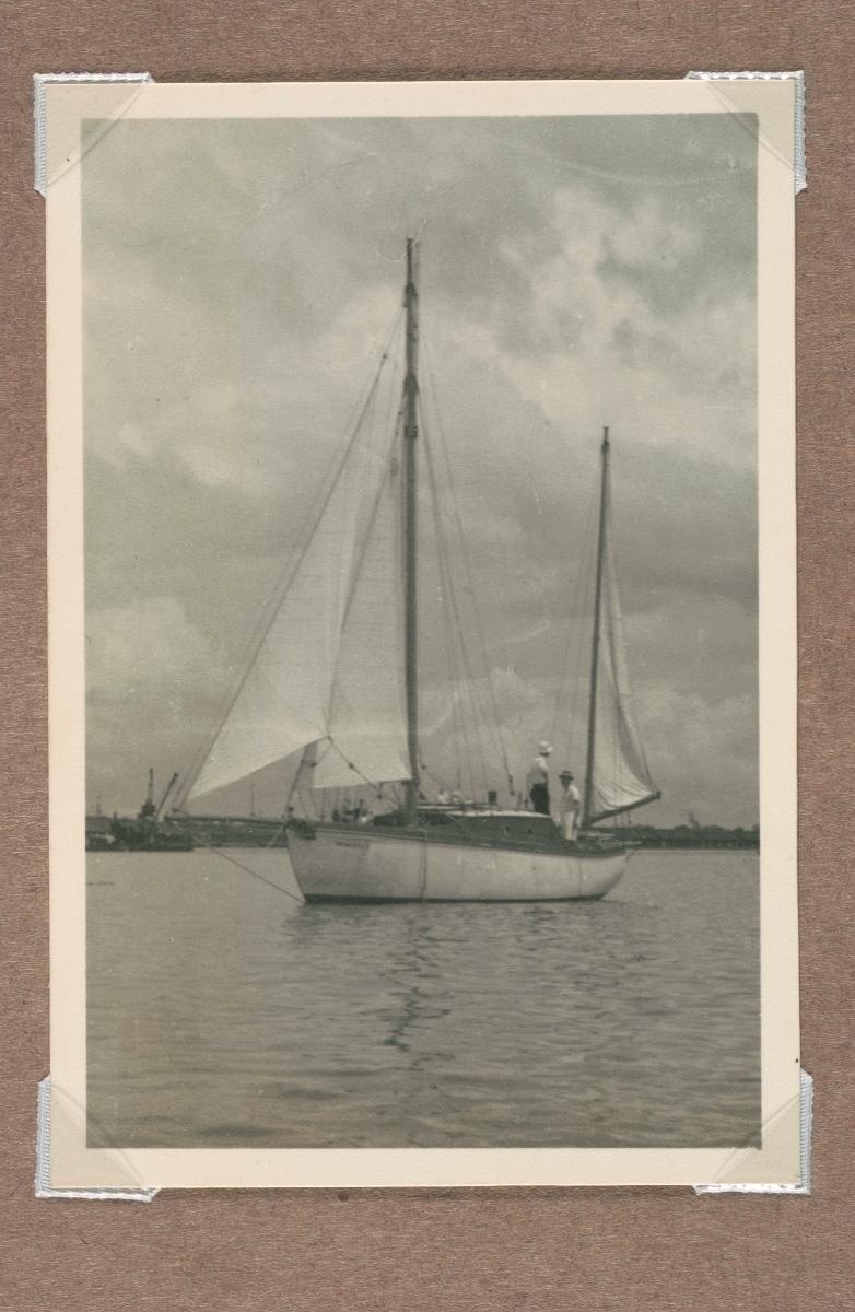 A boat at the New Year Regatta