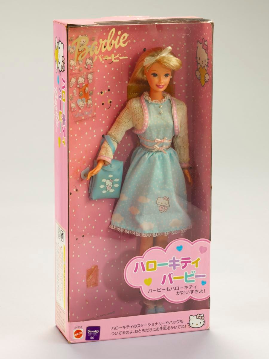 Barbie and Hello Kitty collaboration doll