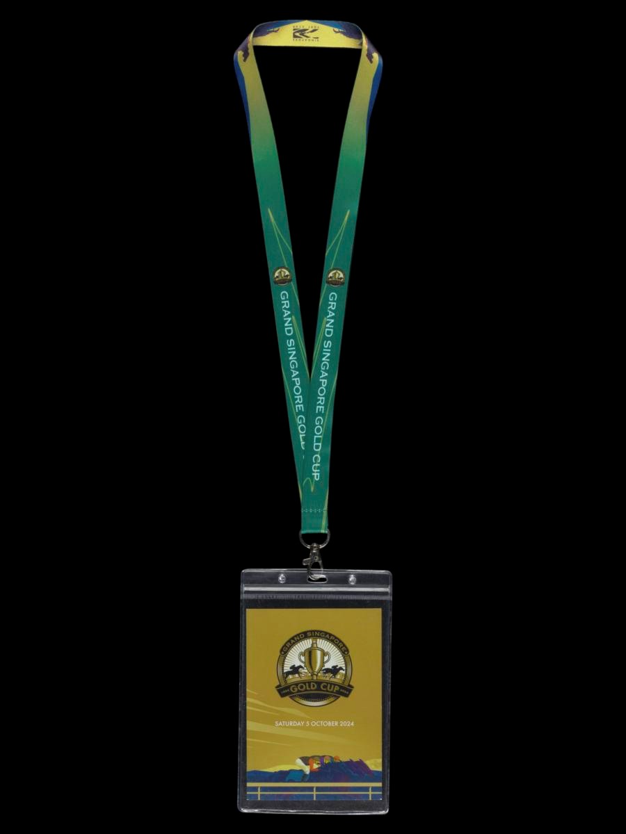 Grand Singapore Gold Cup green lanyard