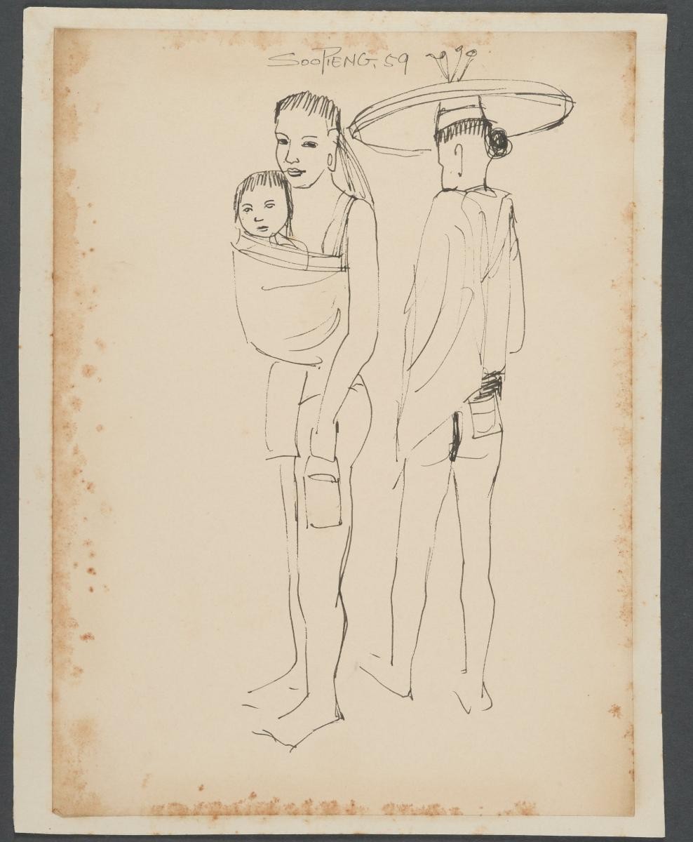 Untitled (Two Dayak Man with A Child)