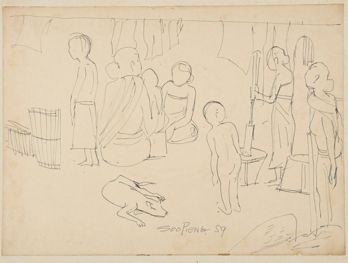 Untitled (Dog Resting)