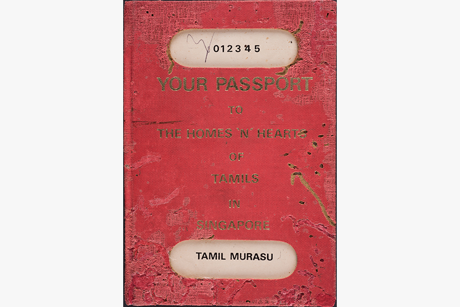 <a href="/assets/82432f1d-78d1-480d-b0d1-4e74b94a588d/2-201600359.jpg"><strong>A Tamil Murasu promotional “passport” to ‘The Homes N
Hearts of Tamils in Singapore’</strong></a><br>
1935, Singapore<br>
<em>Gift of Ms Rajam Sarangapany, Collection of Indian Heritage Centre</em>