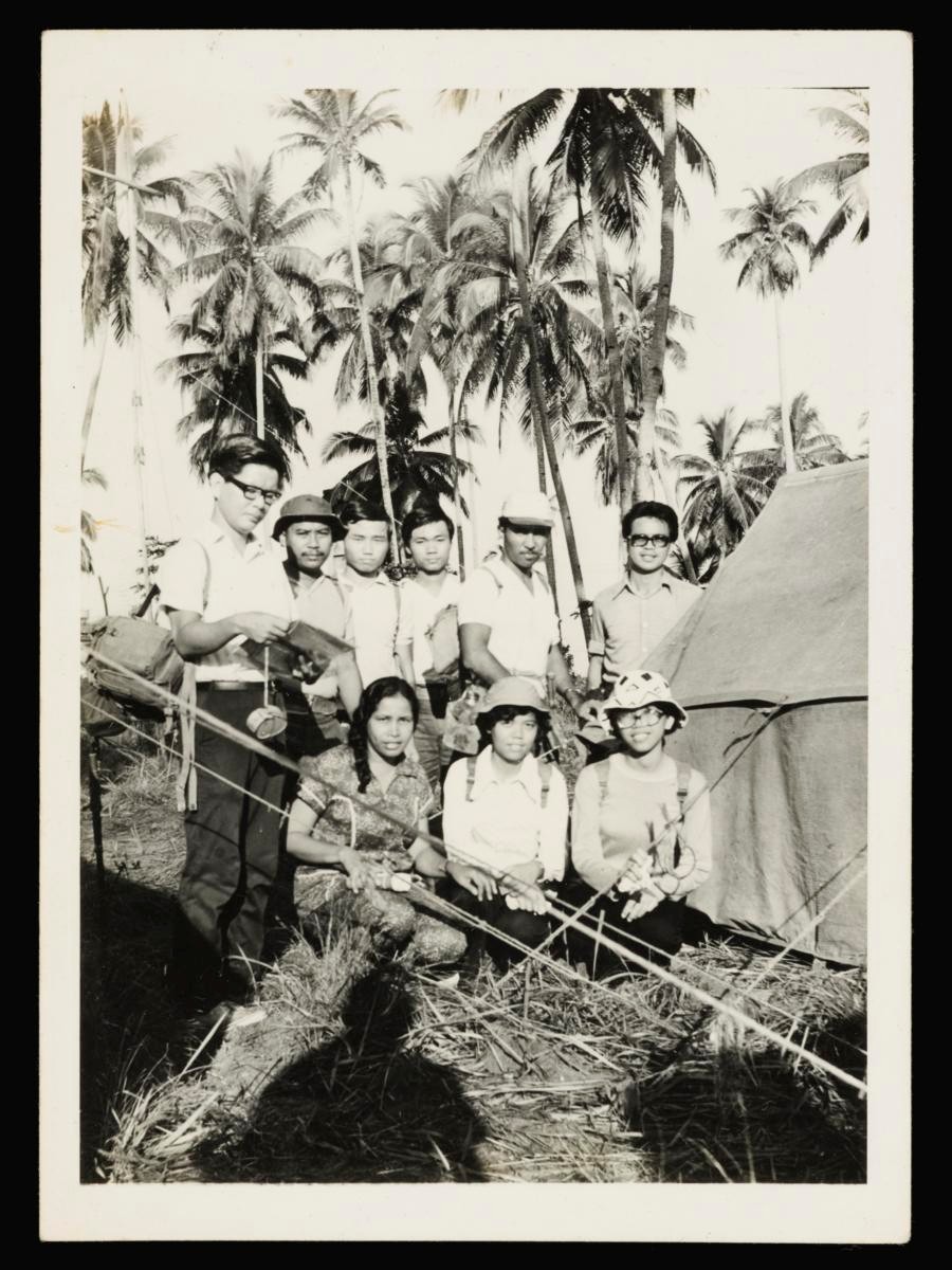 National Youth Leadership Training Institute course participants at Pulau Tekong