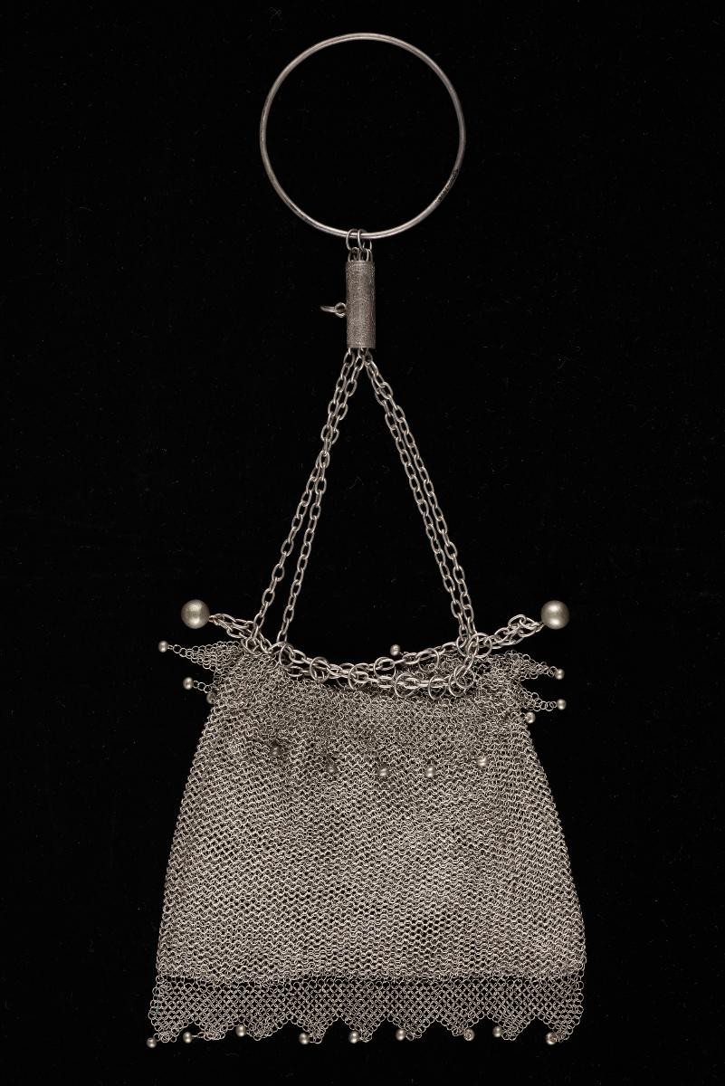 Silver Mesh bag