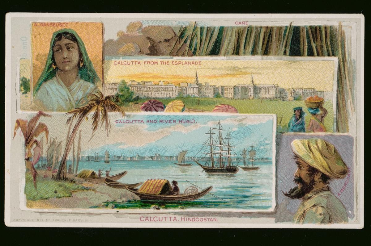 Advertising print for Calcutta
