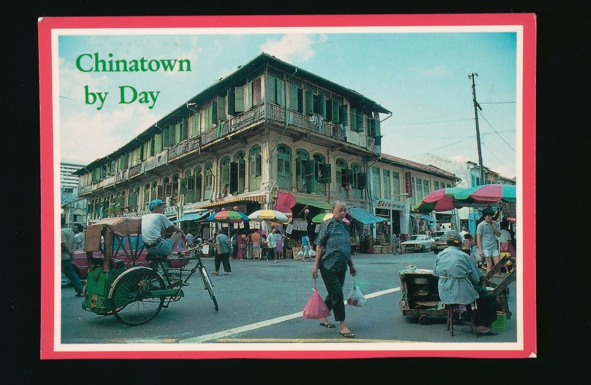 Chinese shophouses in Chinatown
