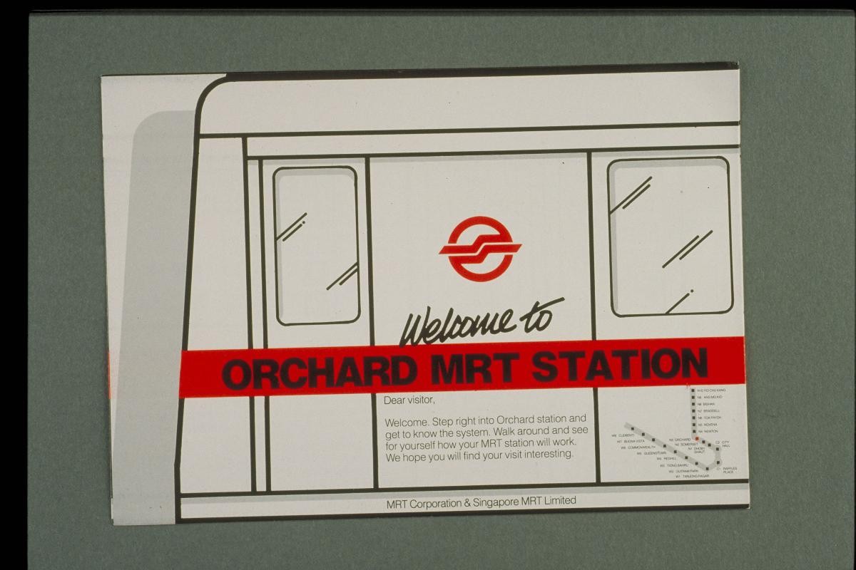 Orchard MRT Station poster