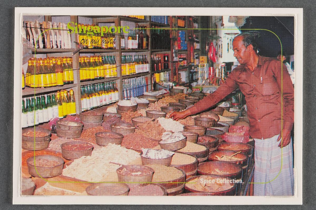 A provision shop selling spices in Little India