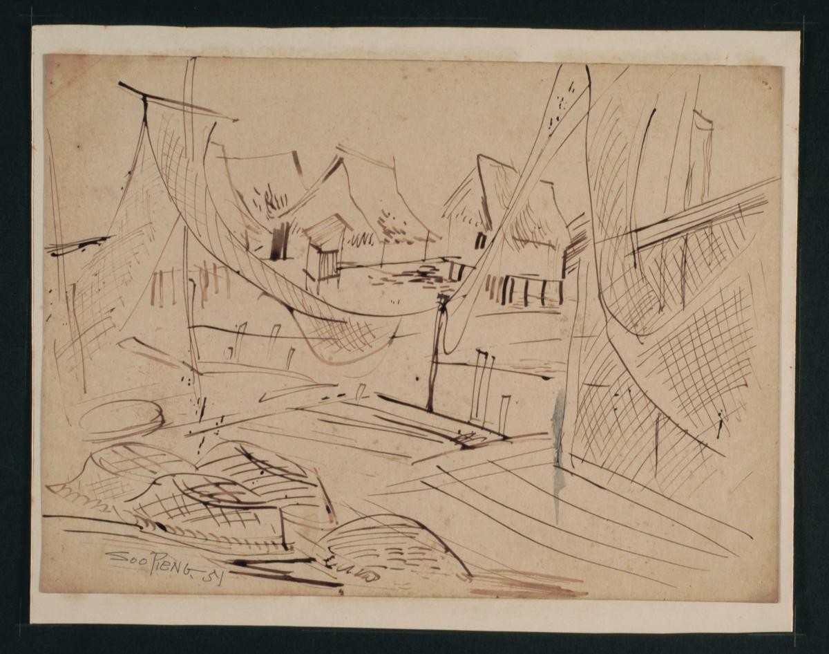 Untitled (Drying Nets in Kelong)