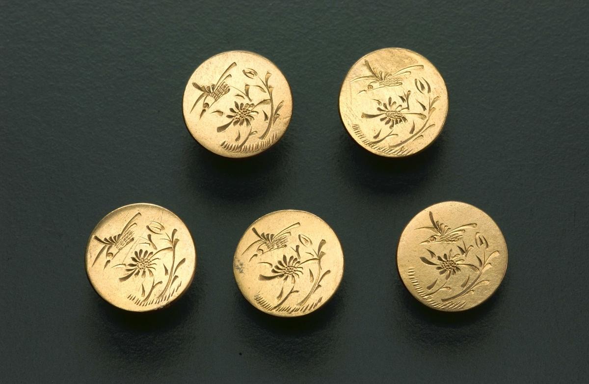 Set of buttons