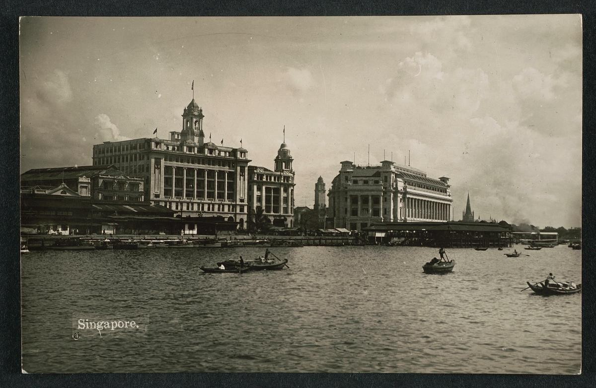 The Fullerton Building on the waterfront