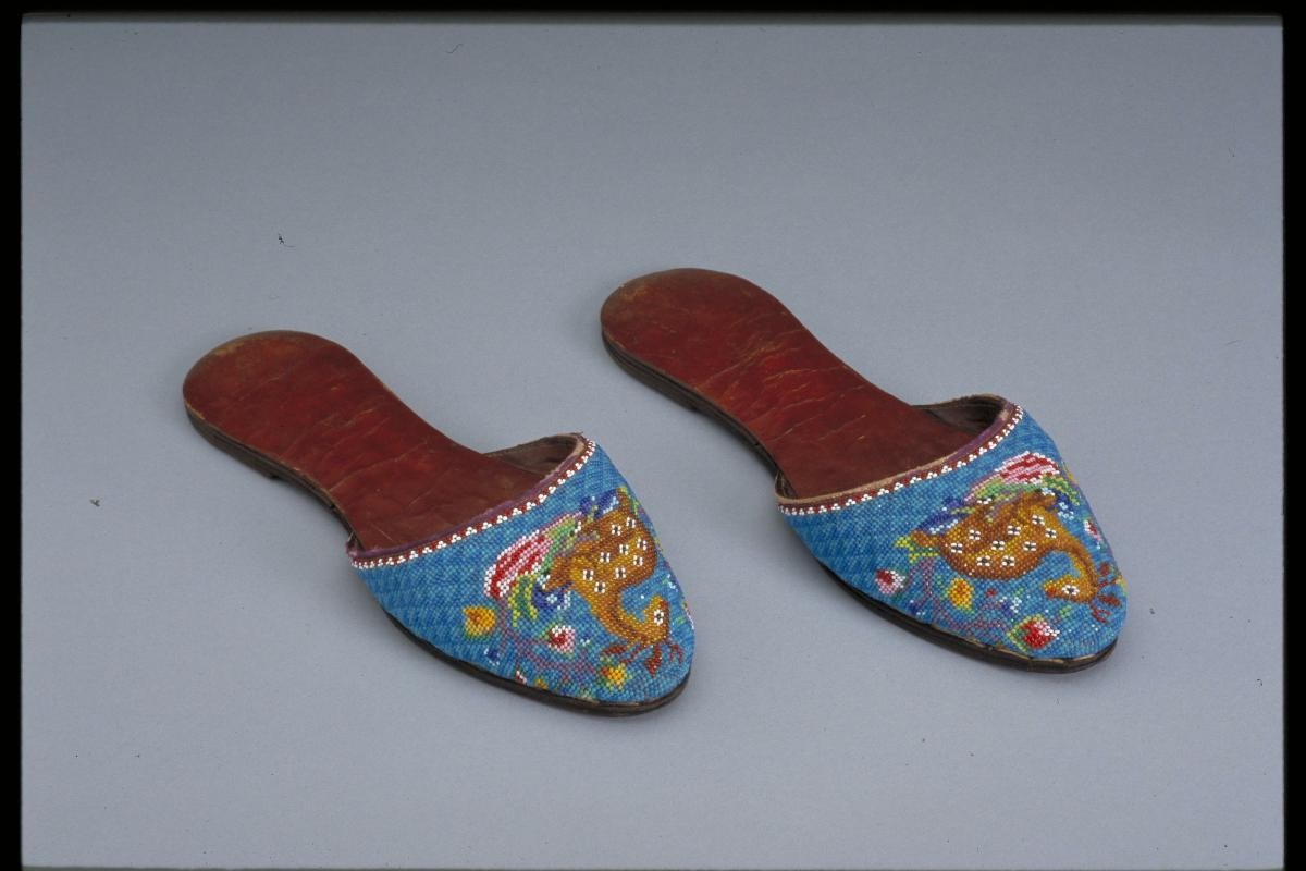 Straits Chinese beaded slippers