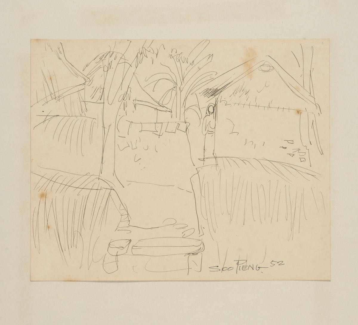 Untitled (Woman drying Clothes)