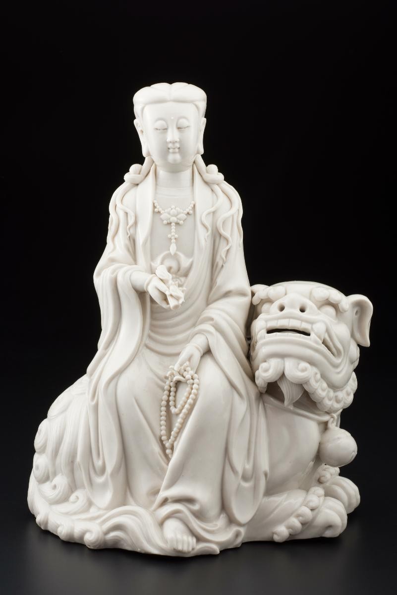 Bodhisattva on a lion
