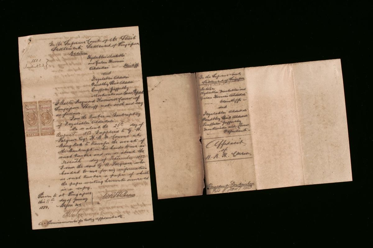 Affidavit of H.A.H. Caraw