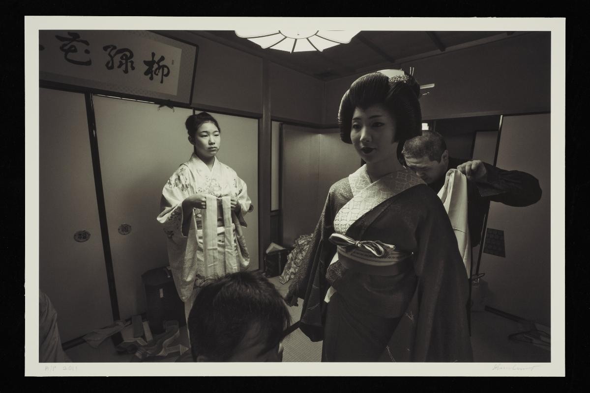 Wearing the Kimono