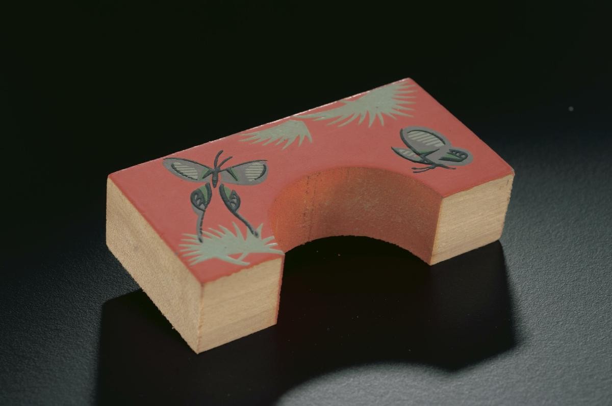 Wooden "Butterfly building block" for children