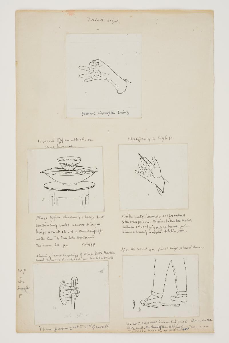 Stirling's notes on triad societies' signs and symbols