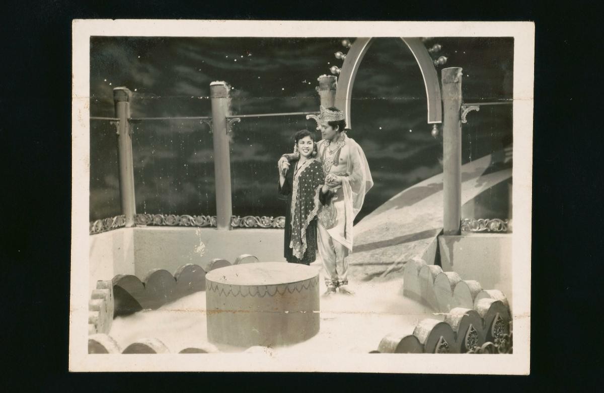 A scene from the film, 'Selendang Delima'