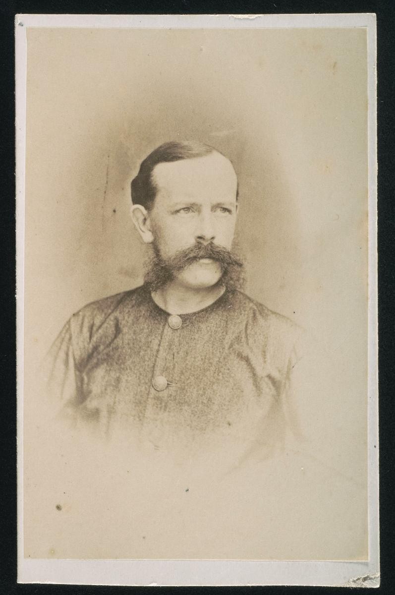 Carte de visite by August Sachtler of a European military man