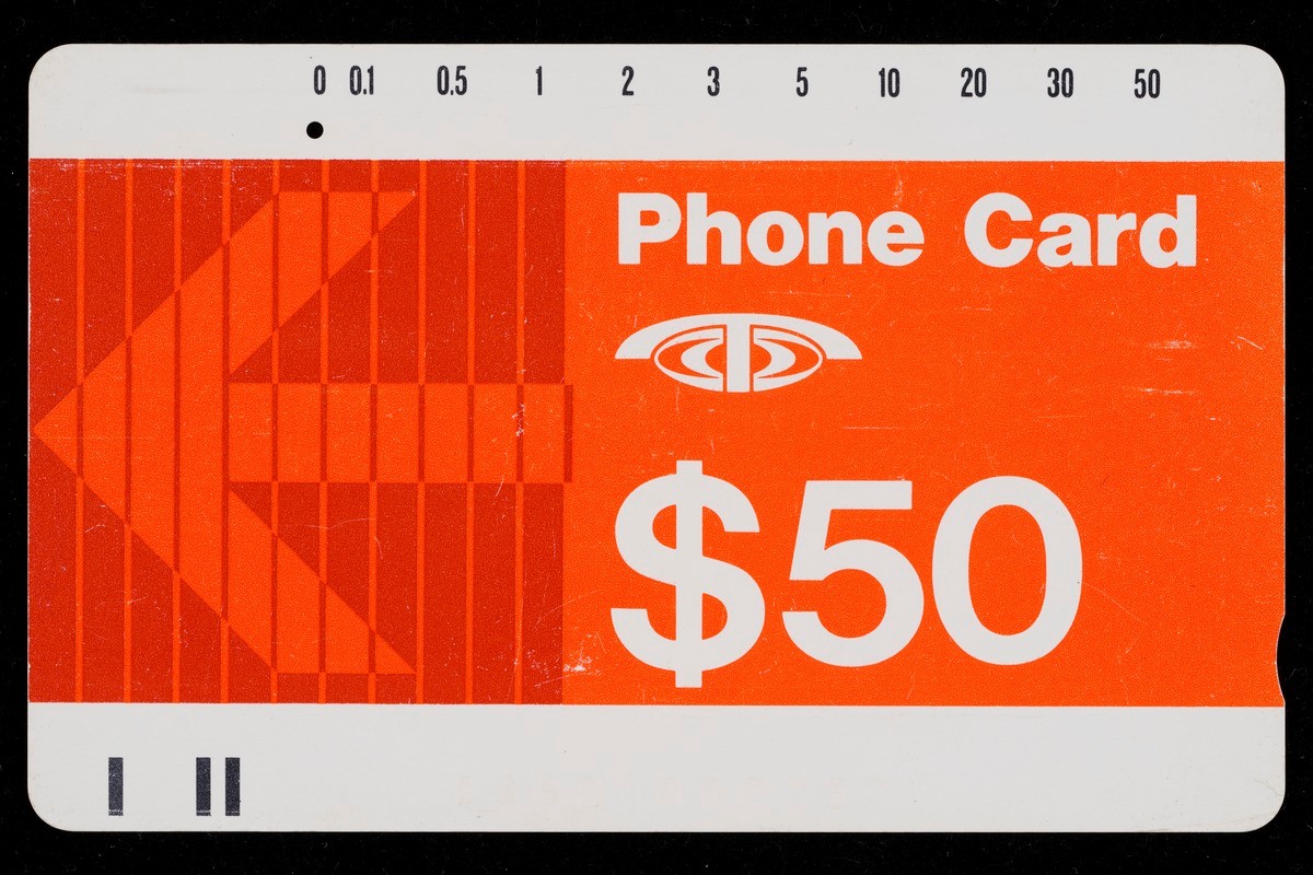 Singapore Telecom $50 phone card