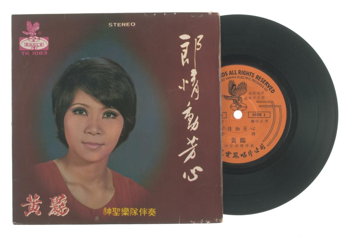 Chinese vinyl record by Wong Li, TK-1083