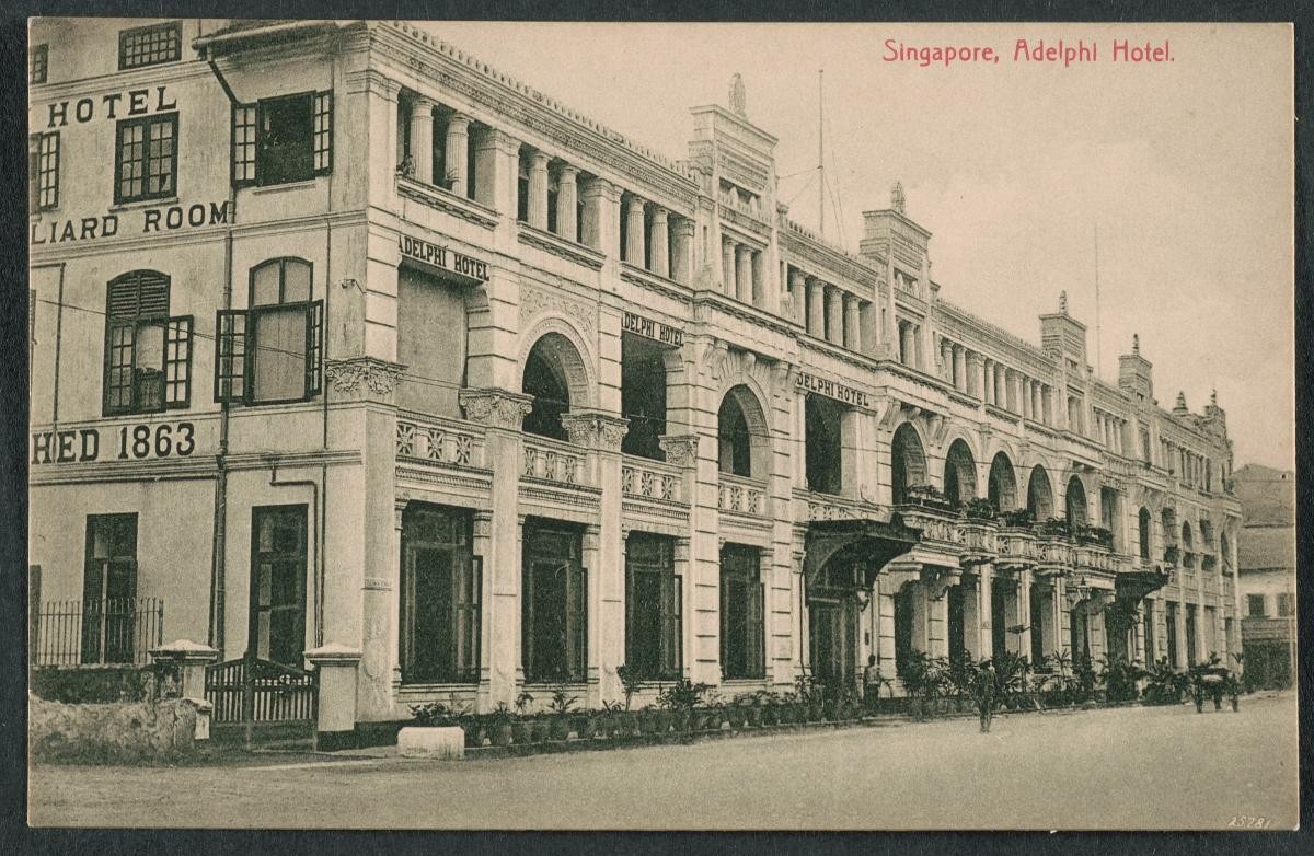 The facade of Adelphi Hotel