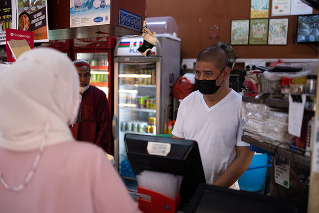 Customer 1 at Kampong Gelam Cafe