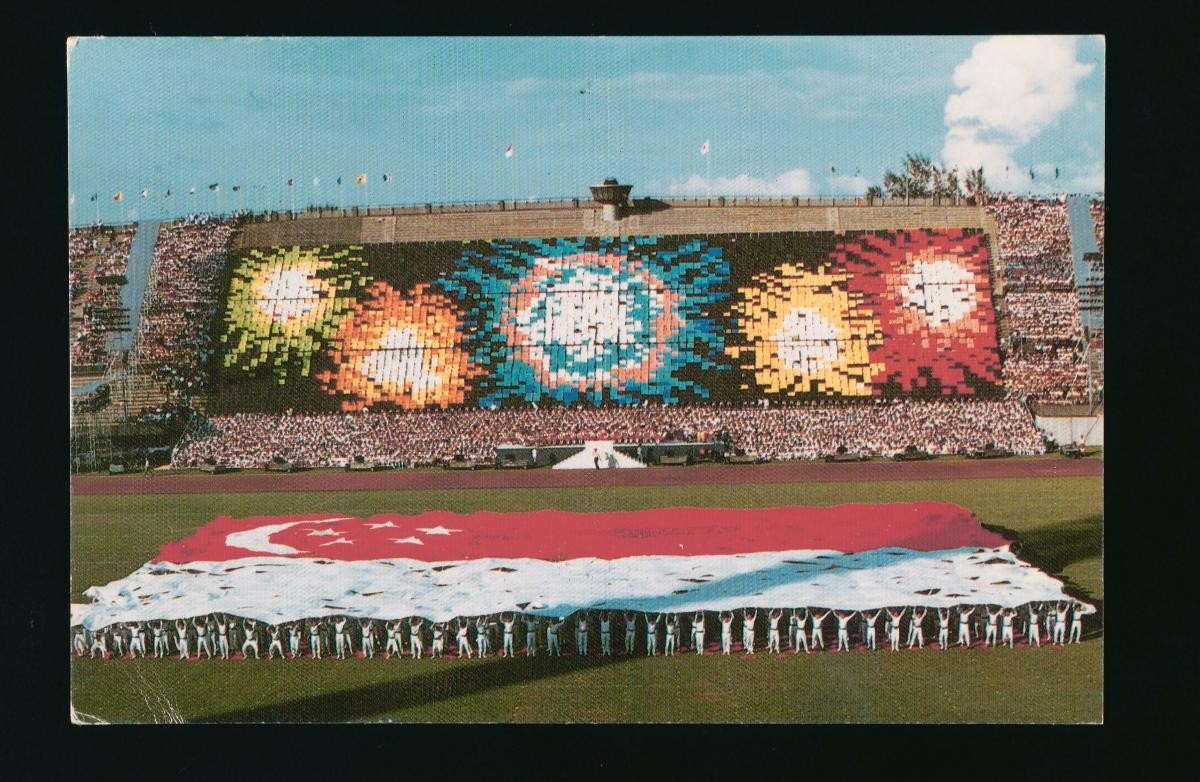 The 1988 Singapore Youth Festival (SYF) opening ceremony at the National Stadium