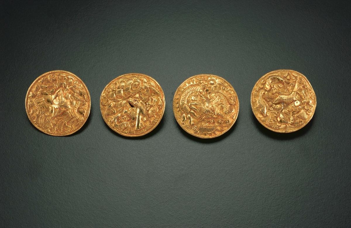 Set of buttons