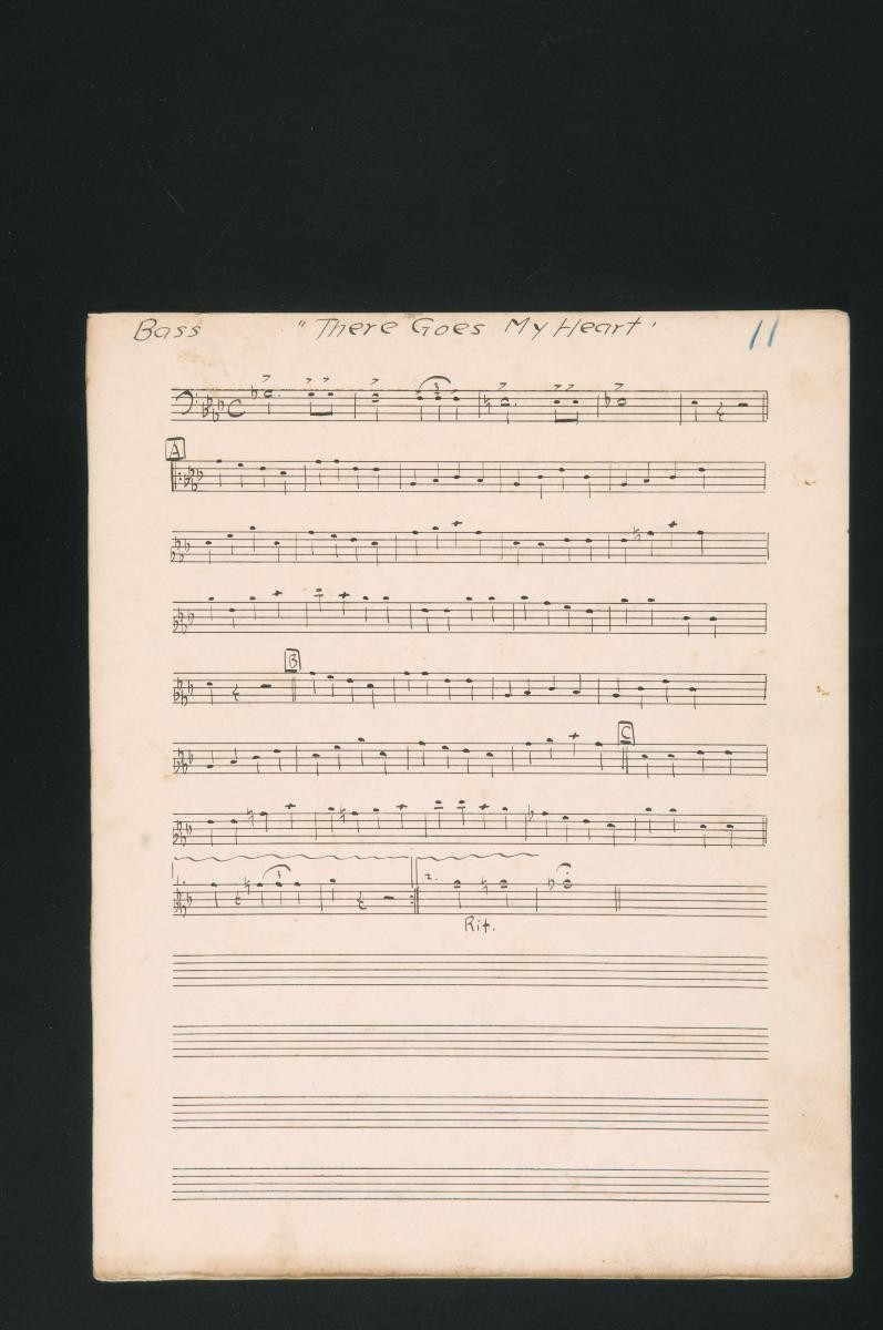 ‘There Goes My Heart’ music score