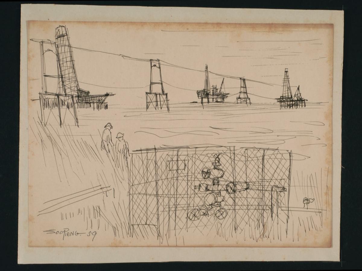 Untitled (Two Men by The Industrial Coast)