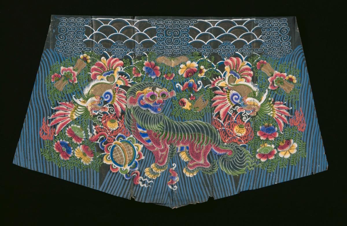 Part of a paper robe