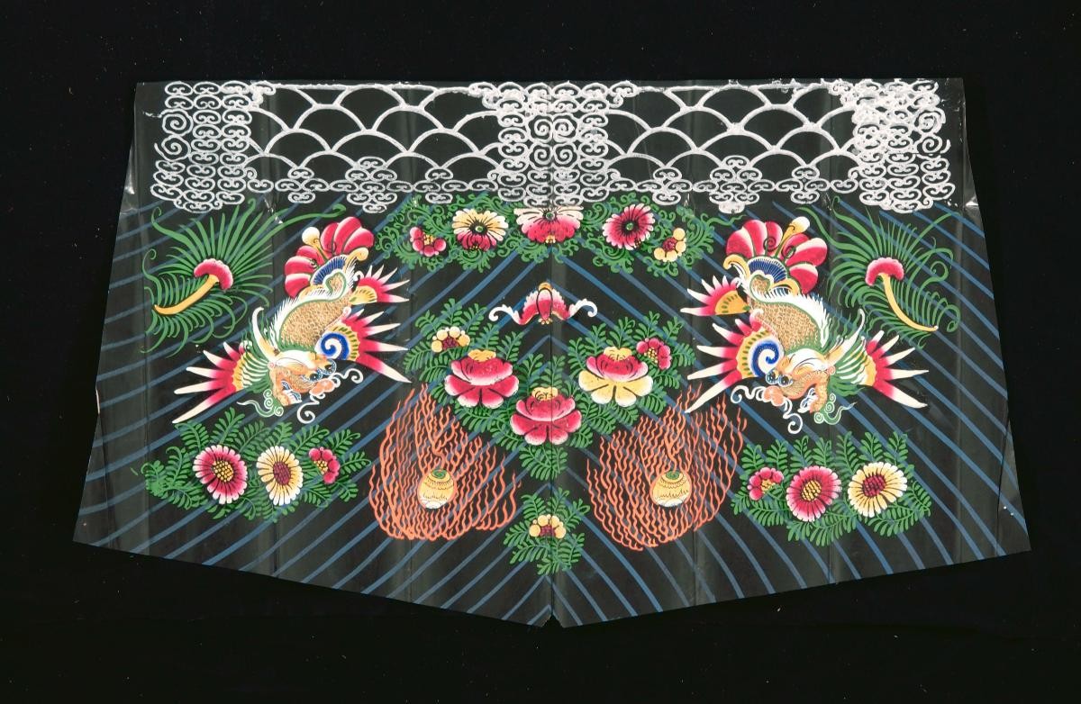 Part of a paper robe