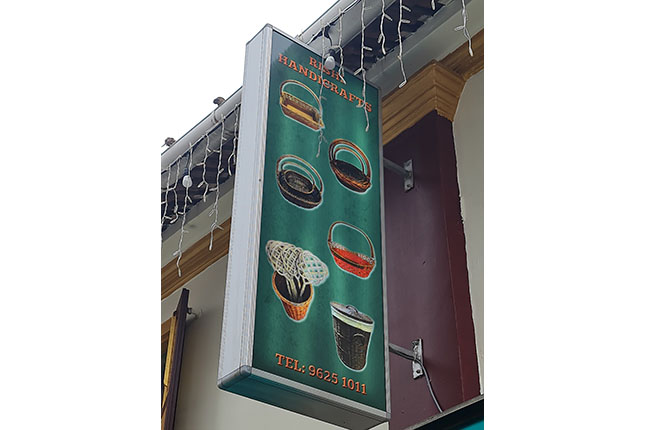 Volunteer Signboard of Rishi Handicrafts