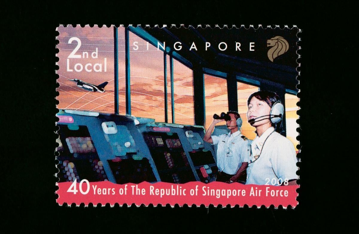 40 Years of The Republic of Singapore Air Force stamp