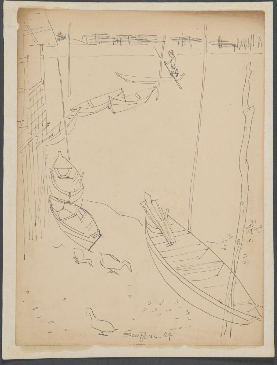 Untitled (Man Rowing Boat)