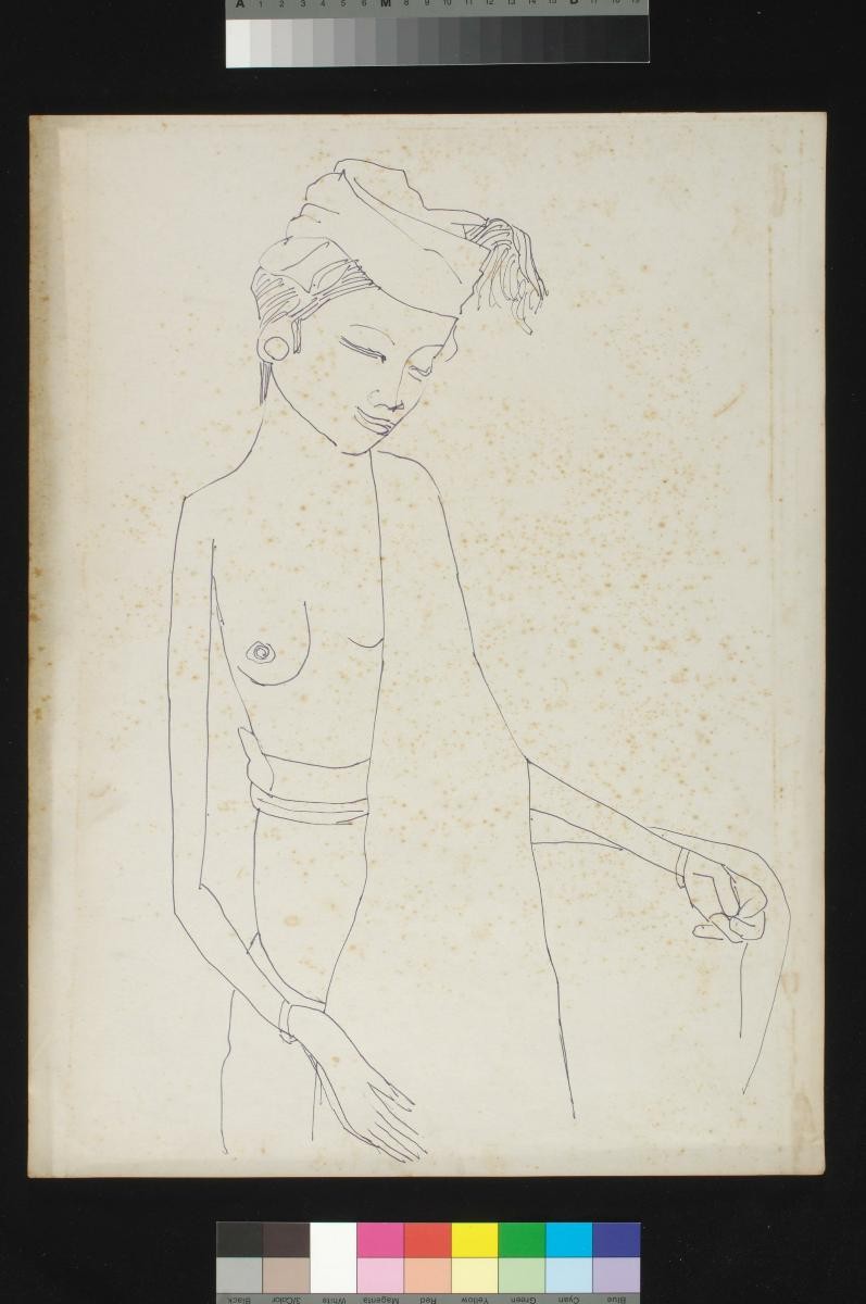 (Untitled) Study of Female Figure