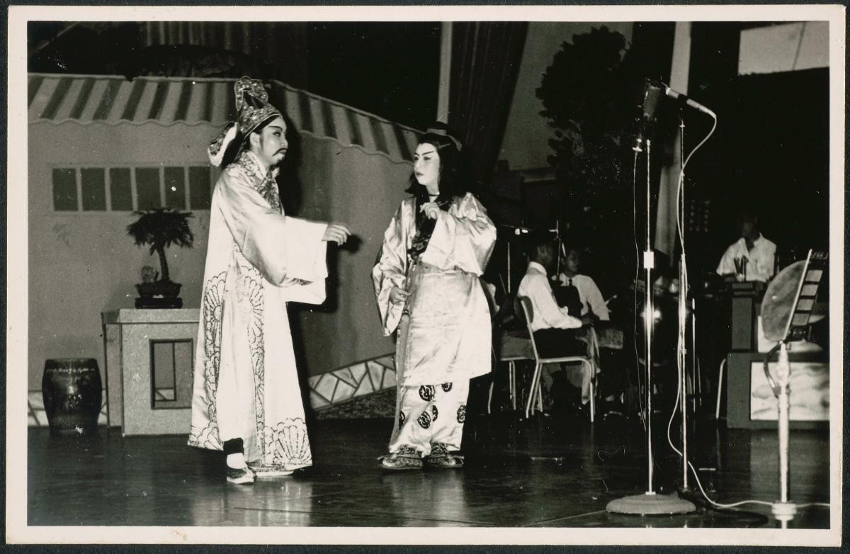 A Chinese opera performance