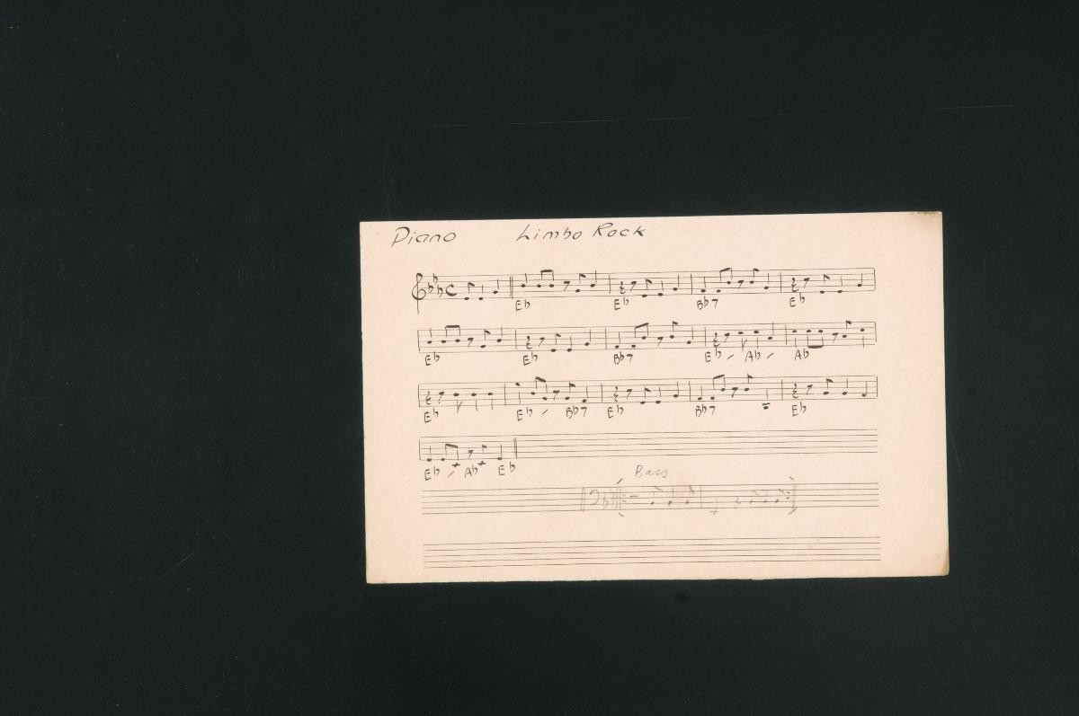 ‘Limbo Rock’ music score