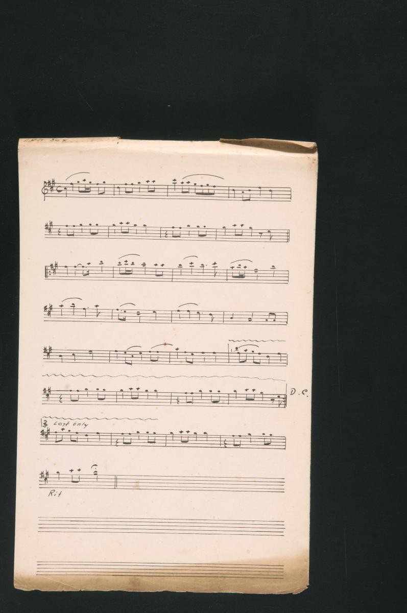 ‘Kushimoto Bushi’ music score