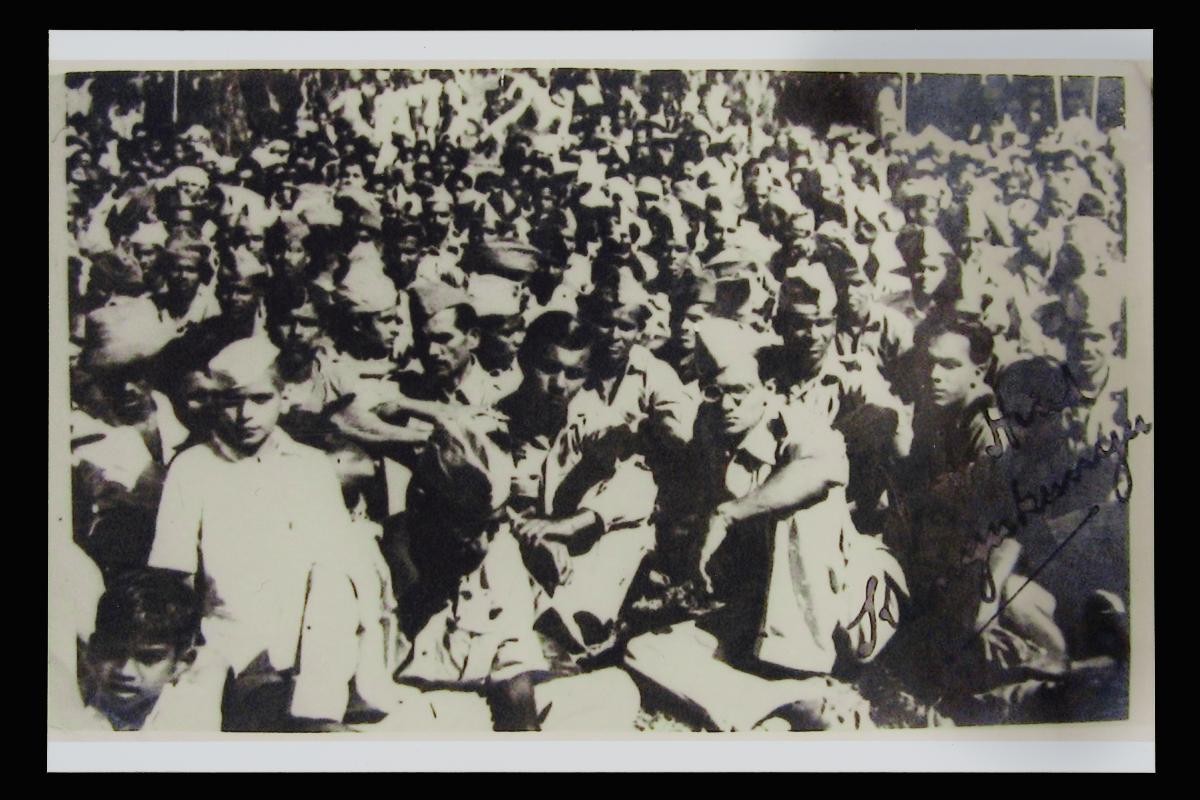 Photograph of INA soldiers