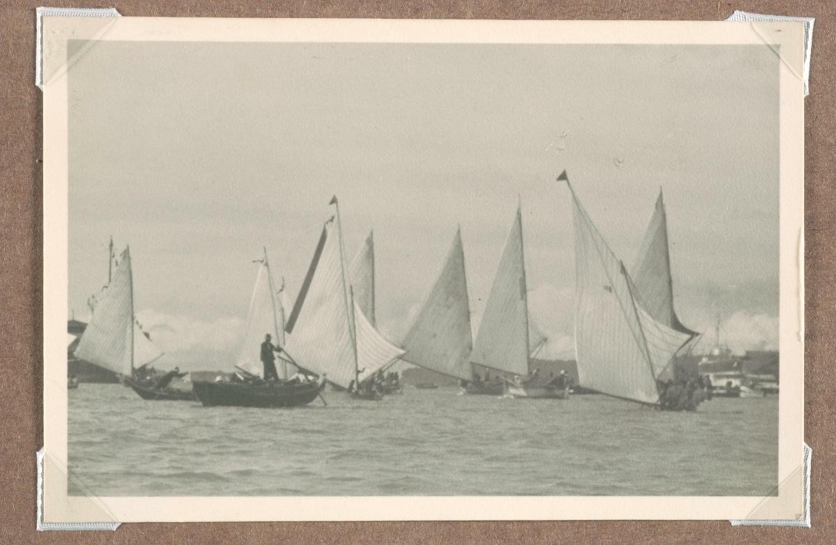 The boats at the New Year Regatta