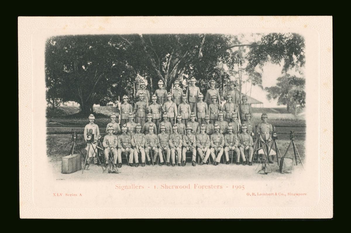 Signallers of Sherwood Foresters