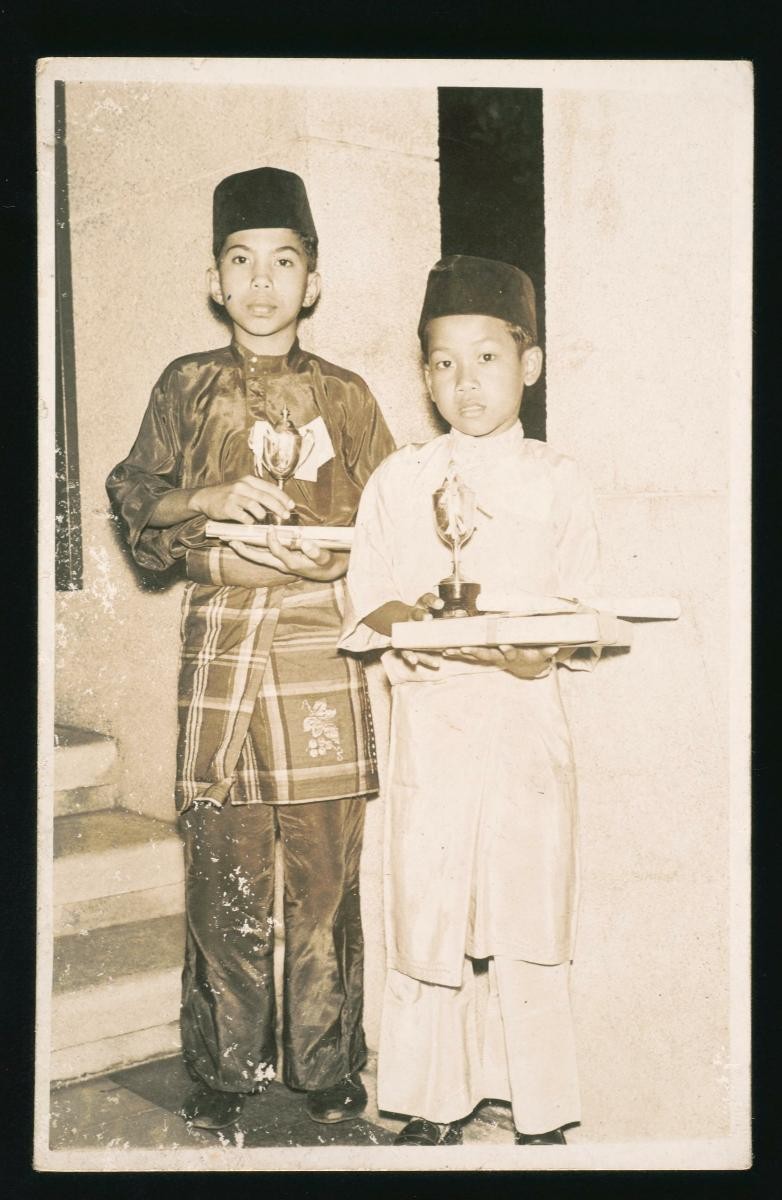 Winners from the children’s category during a Quran recitation competition