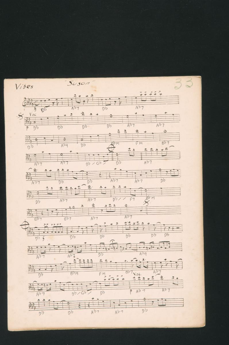 ‘Susan’ music score