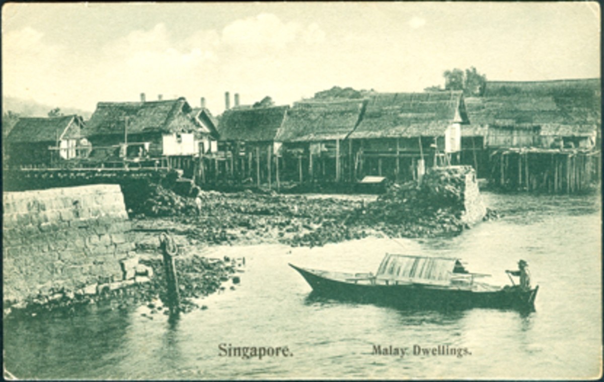 Malay Dwellings, Singapore.