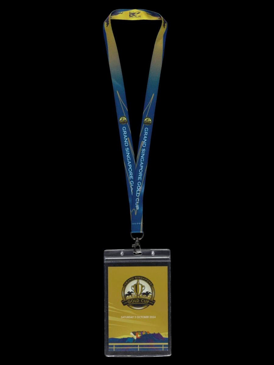 Grand Singapore Gold Cup blue lanyard