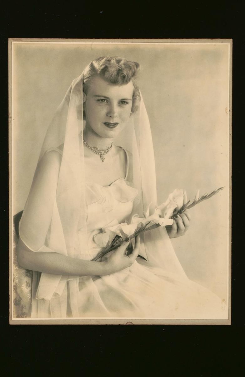 Portrait of a European bride