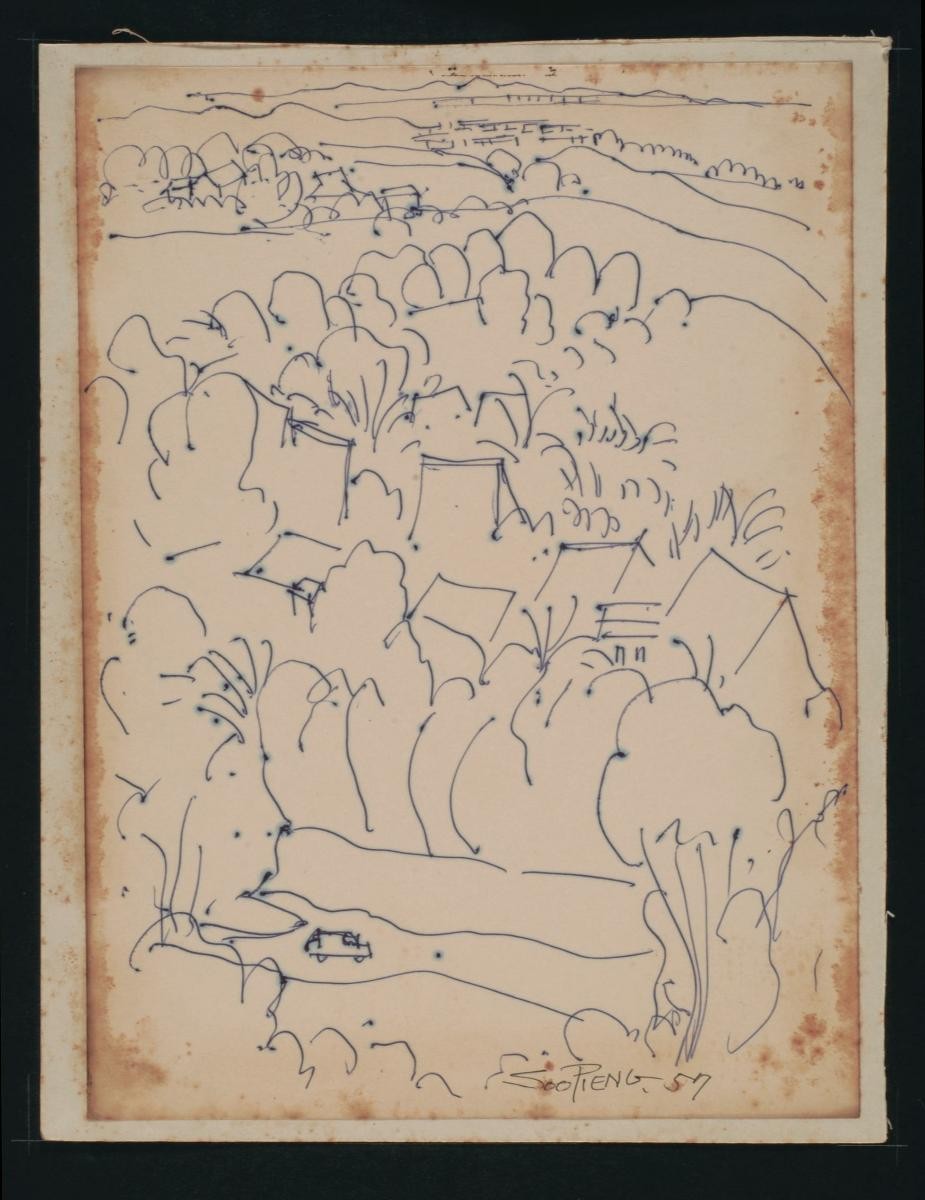 Untitled (Scattered Village Homes)